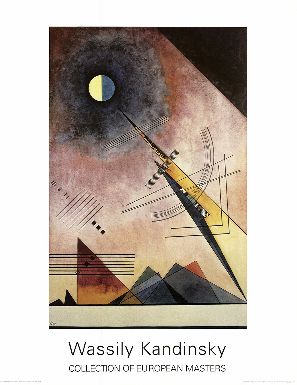 Kandinsky, Wassily - Hinauf - Kunstdruck Clever-Art