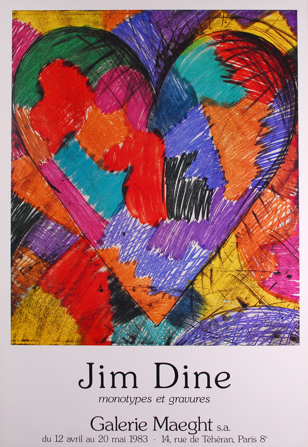 Dine, Jim - Heart - Farboffsetlithografie Clever Art