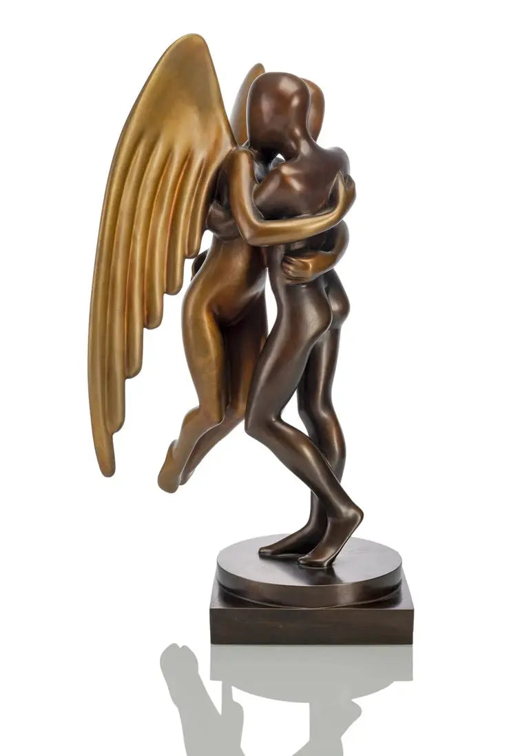 Kostabi, Mark - Divine Embrace - Bronze-Skulptur - handsigniert Clever Art